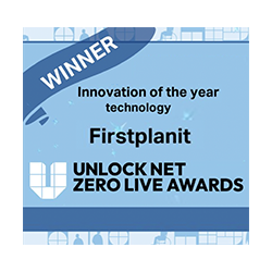 Unlock Net Zero 2023 Awards Winner - Innovation of the year - Technology - Firstplanit