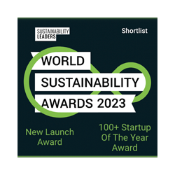 World Sustainability Awards 2023 Finalist - New Launch and Startup of The Year - Firstplanit